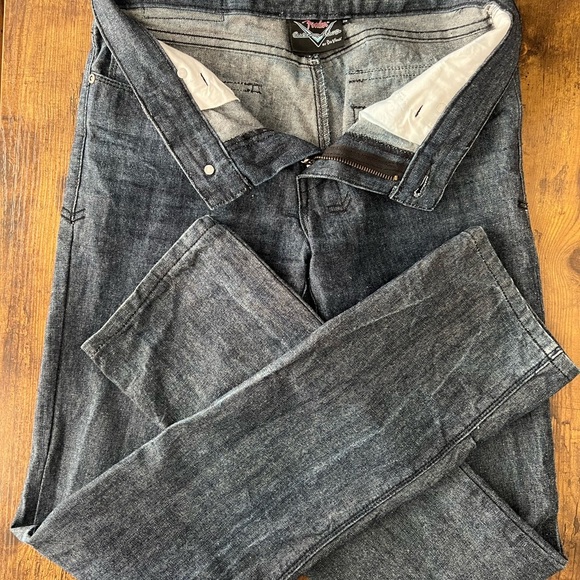 Men’s Fender size 29 blue/grey/black jeans. - Picture 9 of 11